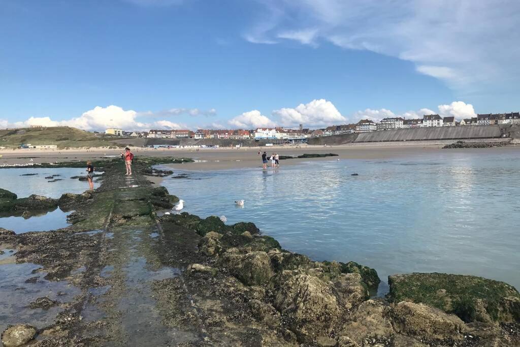 Fl'Heurt De Sable Appartement Au Bord De Mer Le Portel Exterior foto