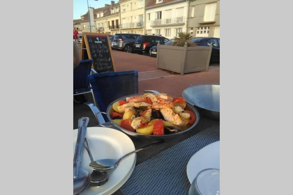 Fl'Heurt De Sable Appartement Au Bord De Mer Le Portel Exterior foto